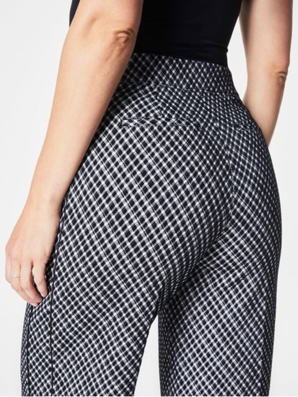 SPANX Smooth Perfect Fit Ponte Wide Leg Pant In Jacquard Size Small - Picture 9 of 10